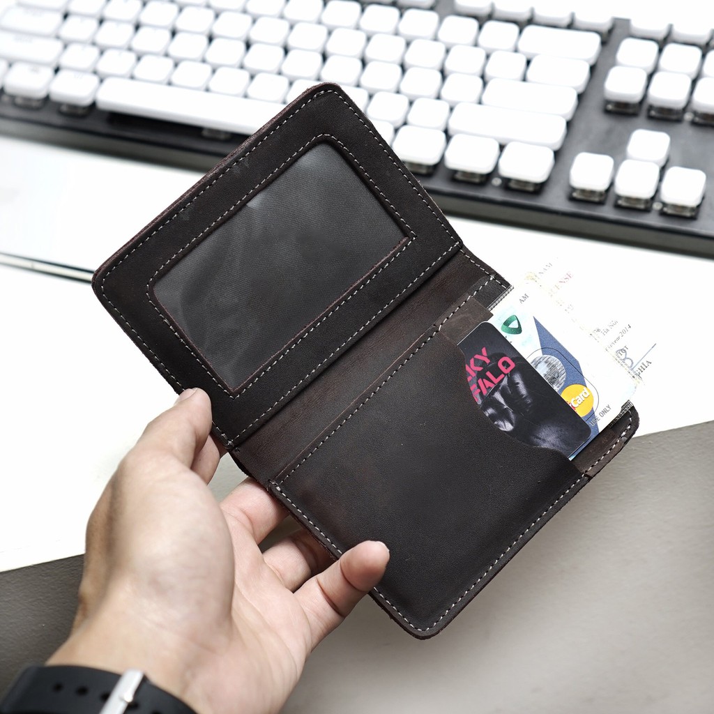 Ví MORI Da Sáp Nhập Khẩu Bóp Gập Form Chuẩn Cao Cấp Chống Thấm Nước Unisex Nam Nữ DOLANTO | BigBuy360 - bigbuy360.vn