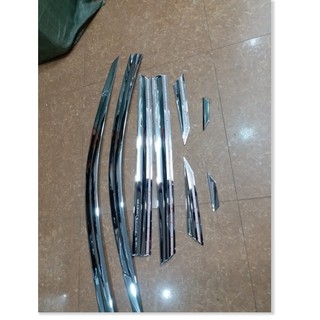 Bộ vè mưa mạ crom xe hyundai tucson 2015-2019
