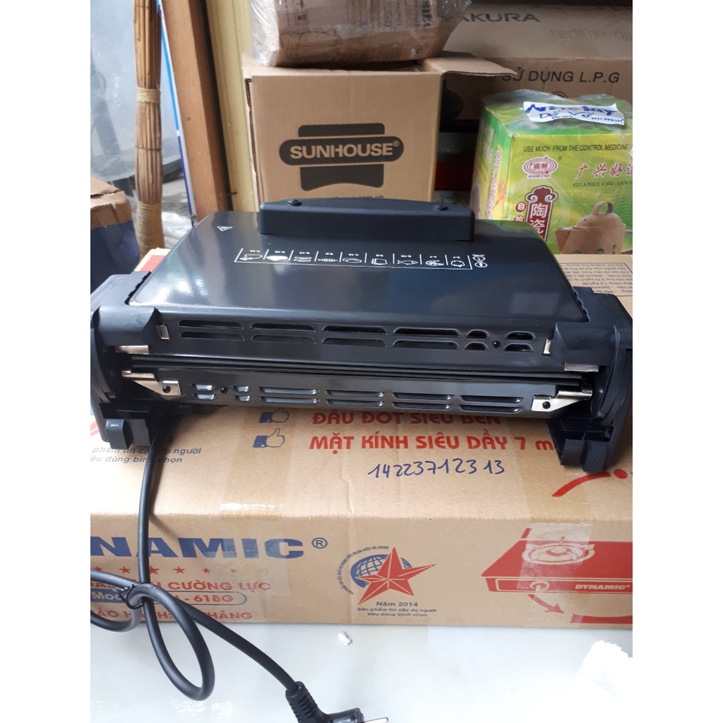 Máy Nướng Ép Bánh Mì,Máy Kẹp Bánh Mì Mitsusita-Thái Lan- 2000W -Nóng nhanh -nướng nhiều -chống dính tốt- bảo hành 1 năm