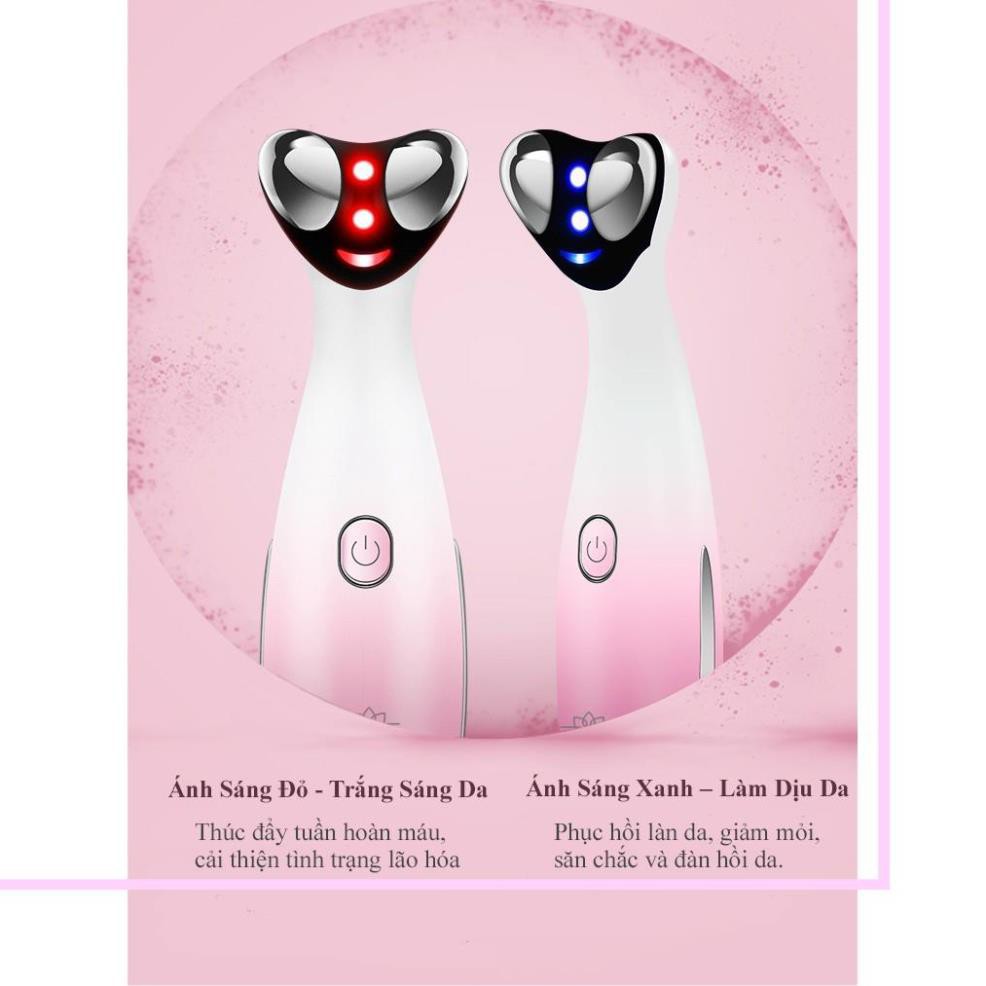 Máy Massage Mắt  Cao Cấp và Làm Đẹp Môi Ion RF Tần Số Vô Tuyến Thế Hệ Mới 2020 Giảm Mỏi Mắt - Loại Bỏ Quầng Thâm