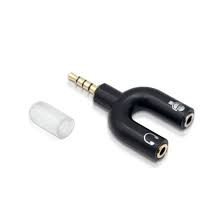 Jack Chia Audio 3.5 mm Ra Micro Và Loa- Đầu Chia Từ 3.5 Ra Mic , Loa