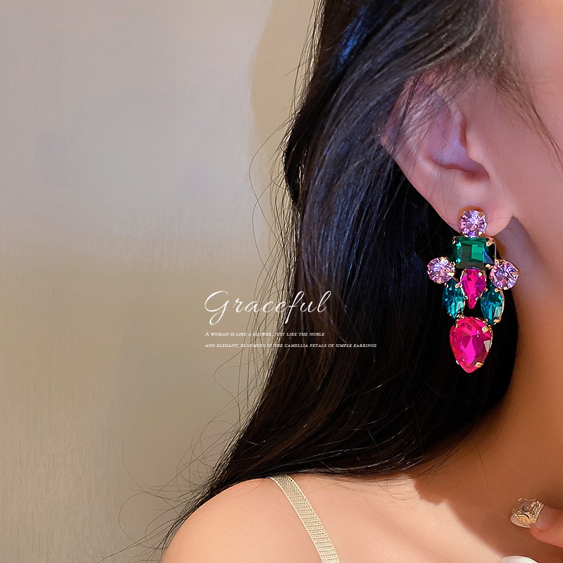 Khuyên tai mạ bạc 925 Belly thời trang phong cách Âu Mỹ