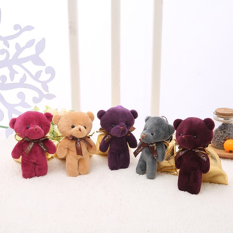 Gấu Bông Bằng Cotton PP Mềm Mại Treo Túi Xách