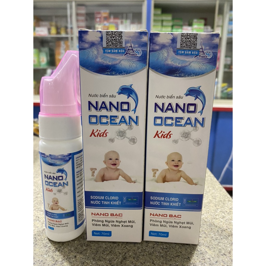 Xịt Viêm Mũi NANO OCEAN (Em bé)