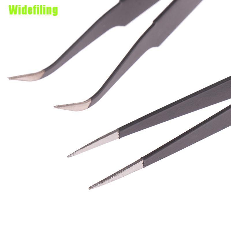 (Hàng Mới Về) Kẹp Tóc Chống Tĩnh Điện ESD-12 / 15 Bằng Thép Không Gỉ Chất Lượng Cao