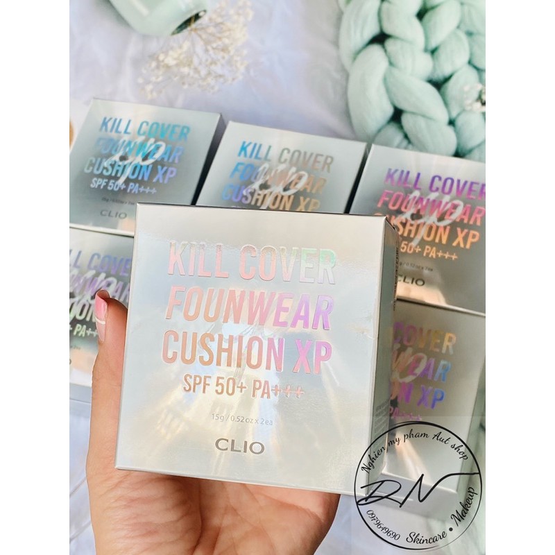 { THANH LÍ XẢ KHO } Phấn Nước CLIO KILL COVER FOUNWEAR  Cushion XP Professional 15g