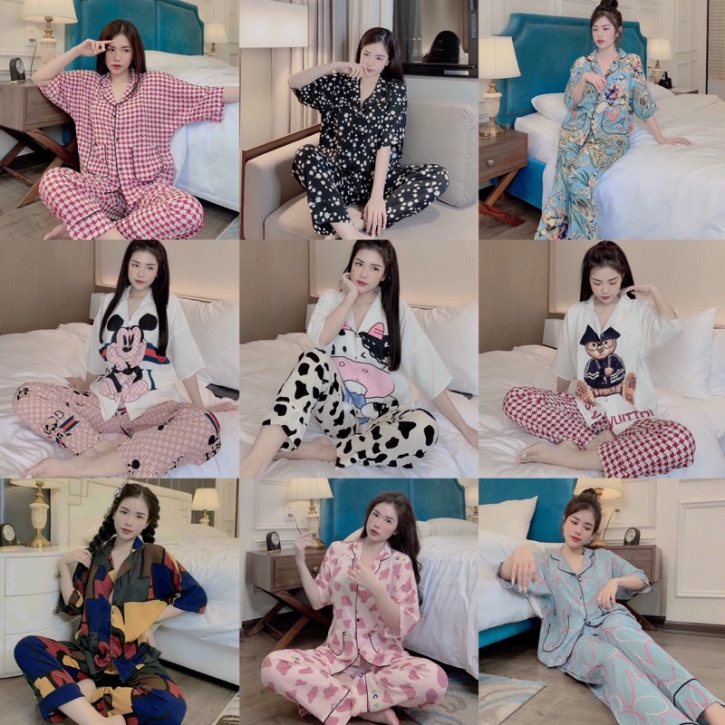 Bộ lụa cánh dơi chất lụa mango size dưới 65kg chất vải mềm mịn, không nhăn, không xù - Ảnh thật