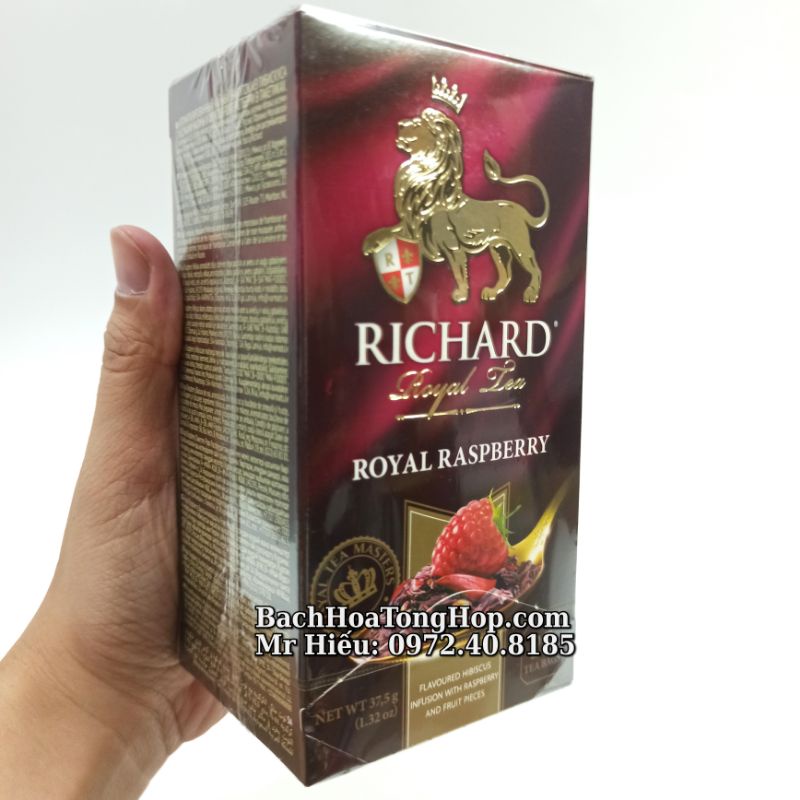 Trà Richard Royal Tea hộp giấy các vị