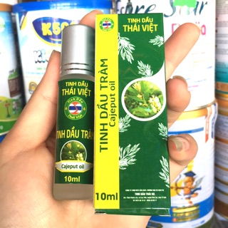 [Nhà thuốc] Tinh dầu Tràm Thái Việt (tràm trắng nguyên chất) dạng lăn 10ml
