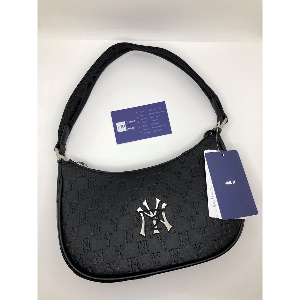 Túi Đeo Vai M.L.B Monogram Embo Hobo Bag Season 2022