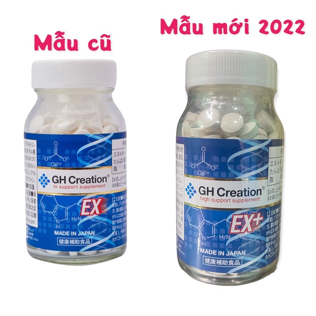 Viên uống hỗ trợ tăng chiều cao GH Creation EX+ Nhật Bản 270 viên