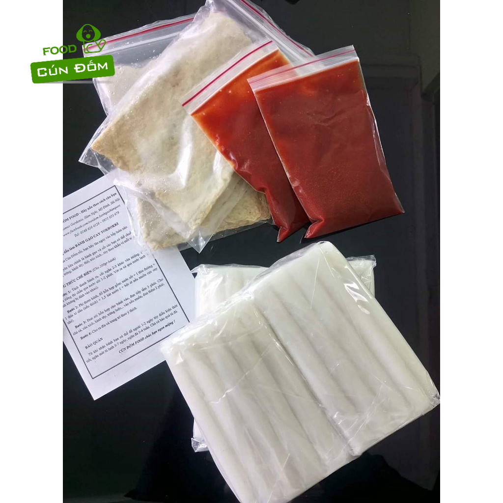 Set bánh gạo, set tokbokki cho 2 3 người có chả cá