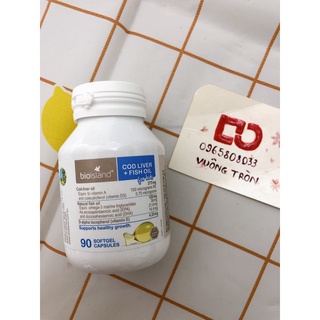 Dầu gan cá tuyết Cod Liver Fish Oil Bio Island Úc
