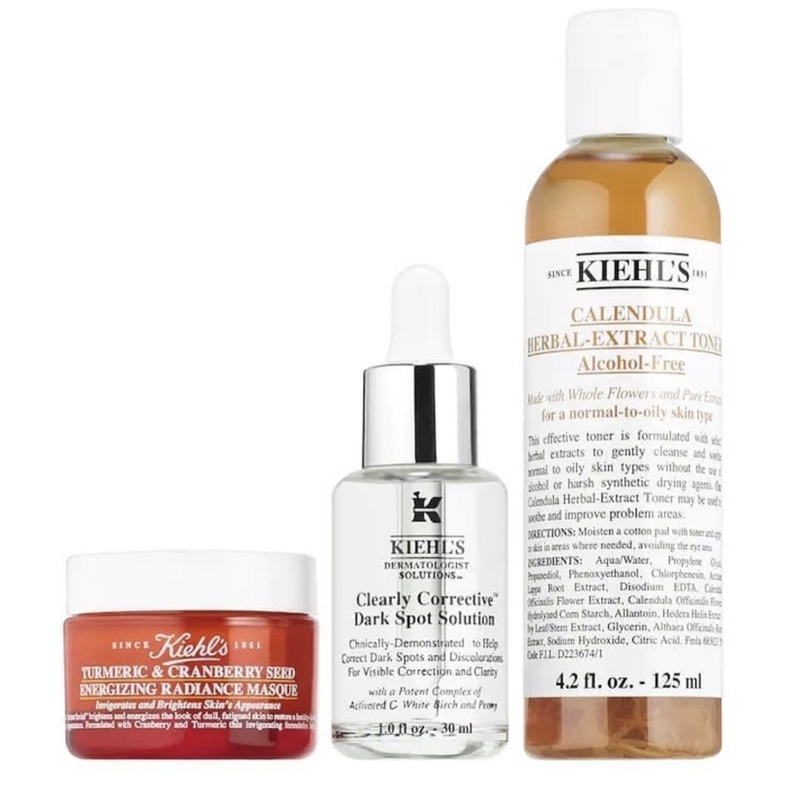 Set dưỡng da Kiehl’s Ultra-Brightening Essentials