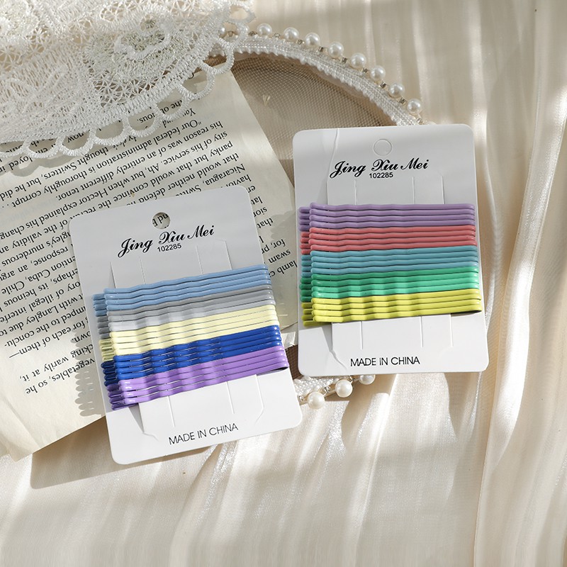 Set 20 Kẹp Tóc Nữ Thời Trang Phong Cách Hàn Quốc. Kẹp Tóc Màu Kẹo Phụ Kiện Tóc Cho Nữ