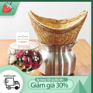 [Hàng Nhập Khẩu] Bộ Chõ Hấp Nấu Đồ Xôi Lào, Thái Không Nắp Đậy, Loại Dày, Bền, Hấp Xôi Nhanh Chín, Mềm, Dẻo Ngay Lần Đầu