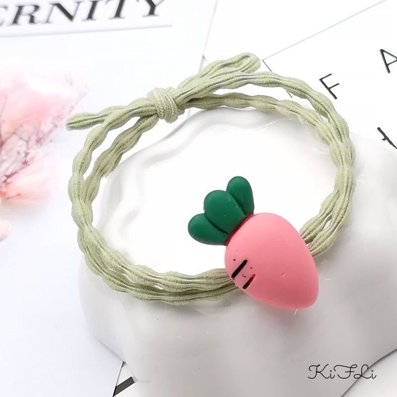 Dây Cột Tóc Hình Củ Cà Rốt Xinh Xắn Cho Nữ