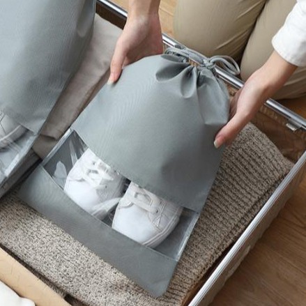 Túi Đựng Giày Dép Tện Lợi - Chống Bụi - Chống Nước - Size To - Tiện Lợi Đi Du Lịch