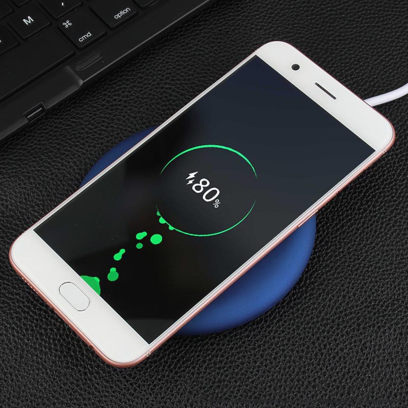 Qi Wireless Charger sạc không dây For iPhone X XR XS MAX 8 Plus Samsung Note 8 5 S8 S7 S6 Edge