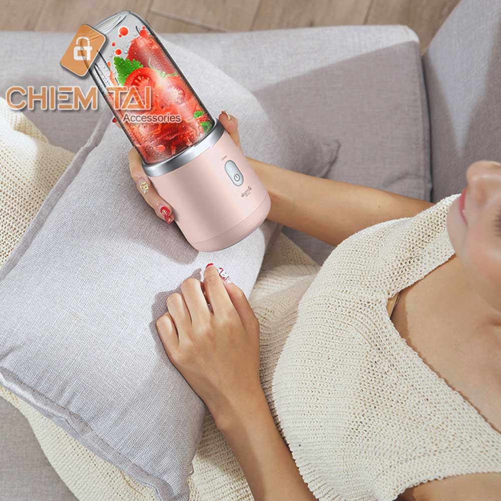 [CHIECTG20 GIẢM 20K] Máy xay sinh tố không dây Deerma DEM – NU05 2 lưỡi