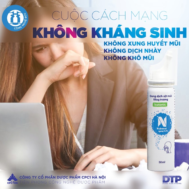 Xịt Mũi Nebusal 0.9%  vệ sinh mũi hàng ngày