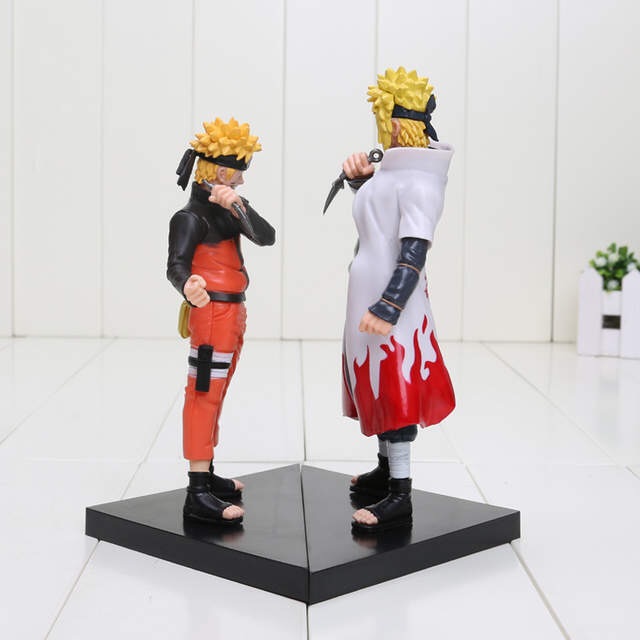 Set 2 Mô Hình Naruto + Namikaze Minato 16cm