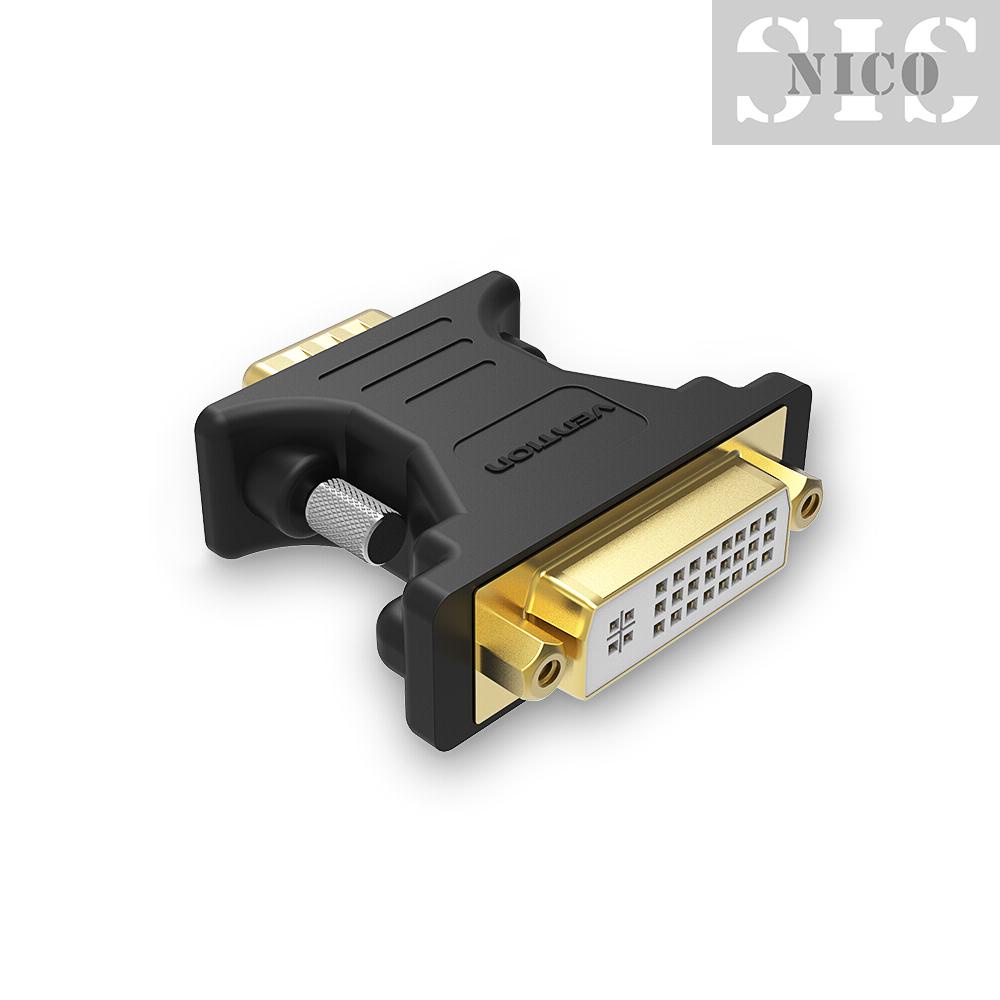 Sis Bộ Dụng Cụ Sửa Chữa Chuyên Dụng Chất Lượng Cao❥Đầu Chuyển Đổi VENTION DVI Sang VGA DVI 24 + 5 Lỗ Cắm Sang Đầu Cắm VGA Cho Máy Chiếu / Thẻ Đồ Họa | BigBuy360 - bigbuy360.vn