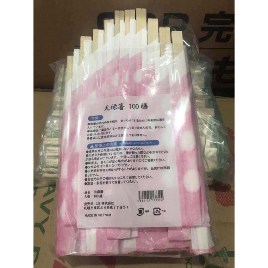 100 Đũa gỗ tách dùng một lần, Hàng xuất khẩu Nhật