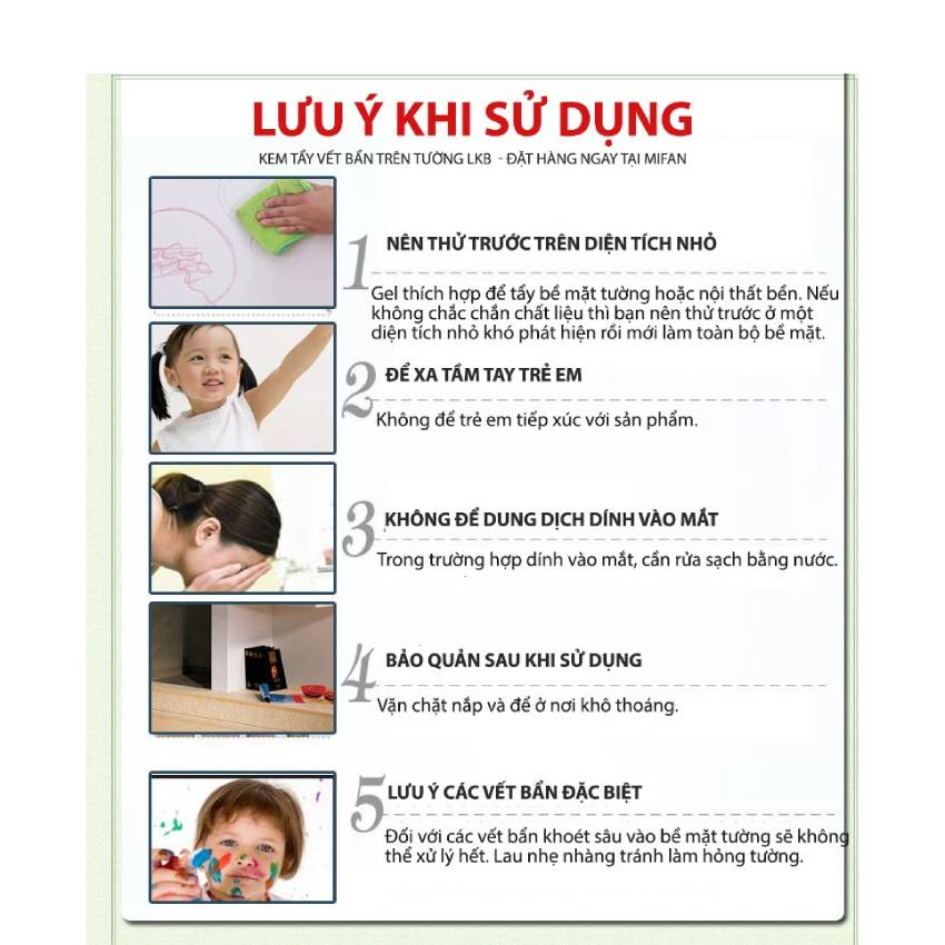 Kem Tẩy Vết Bẩn Trên Tường LKB 180 gr - Vệ Sinh Làm Sạch Vết Bẩn Bám Tường Hiệu Quả Cao GALA HOME