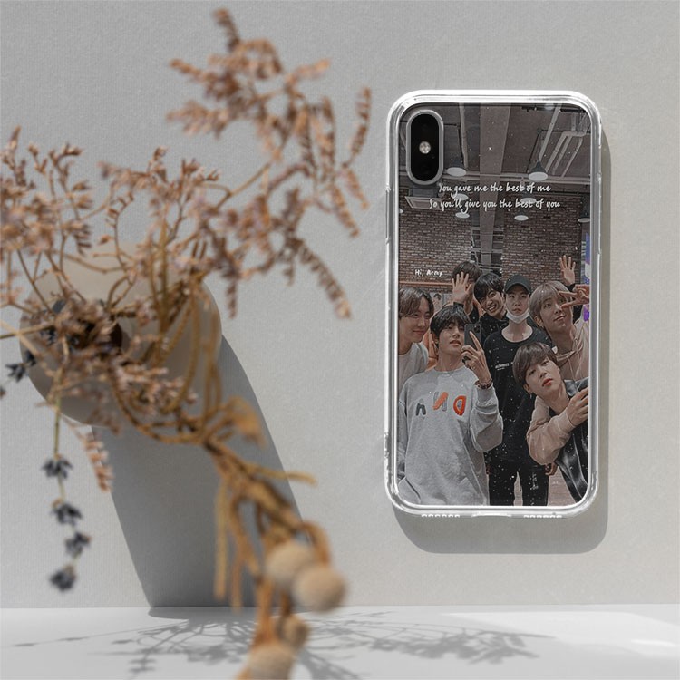 Ốp lưng iphone silicon Idol KPOP BTS Hi army BLUBTS0213