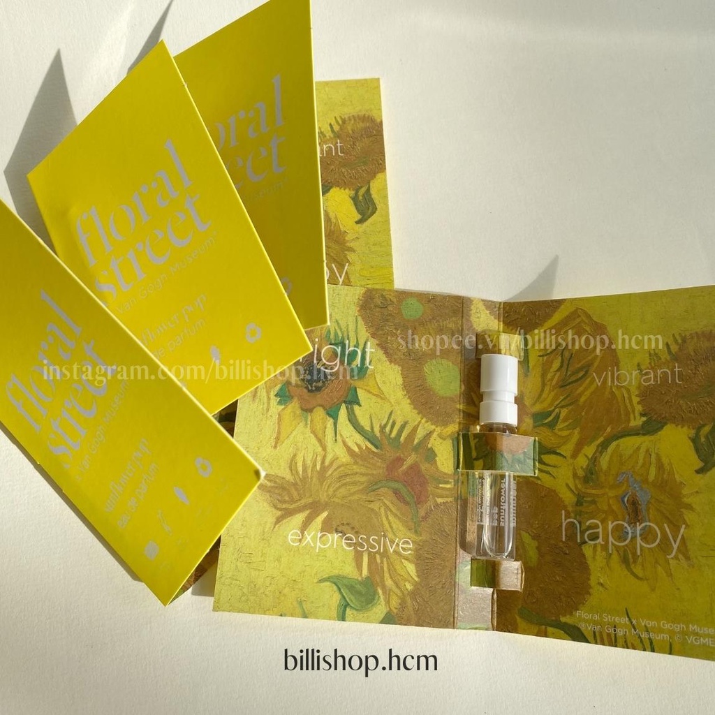 Vial/sample nước hoa nữ Floral Street Wonderland Peony/ Sunflower pop/ Arizona bloom  1,5ml