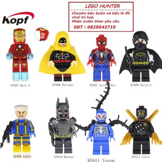 Lego Kopf minifigures nhân vật siêu anh hùng - siêu phản diện KF 6051