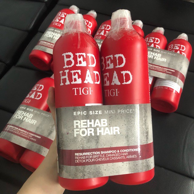 Dầu Gội TIGI Đỏ, TIGI BED HEAD Phục Hồi Hư Tổn Cấp Độ 3 (gội + Xả), Dầu Dưỡng Tóc Chính Hãng | BigBuy360 - bigbuy360.vn
