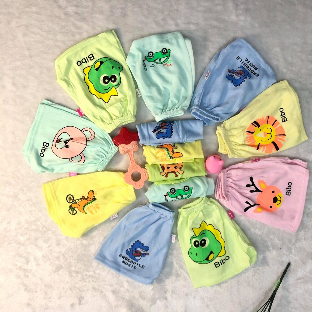 Quần chục đùi mông thú (set 10 chiếc) cotton mềm ,đẹp , mịn cho bé (4-14kg)