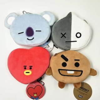 Ví cầm tay/móc khoá BT21 bông mịn
