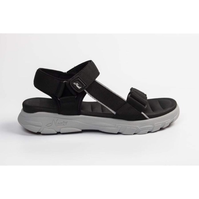 Giày sandals nam nữ Nesty màu xám đen