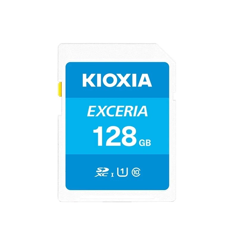 Thẻ nhớ Máy Ảnh SDHC Kioxia Exceria 128 / 256GB UHS-I U1 100MB/s (Xanh) - Formerly Toshiba Memory