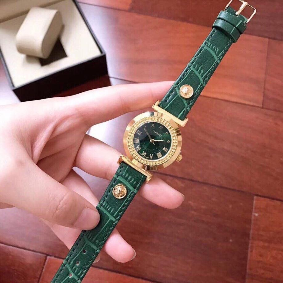 (Versace) Đồng hồ nữ Versace dây da mã Vs1893 tinh tế sang trọng lôi cuốn - Đồng hồ nữ