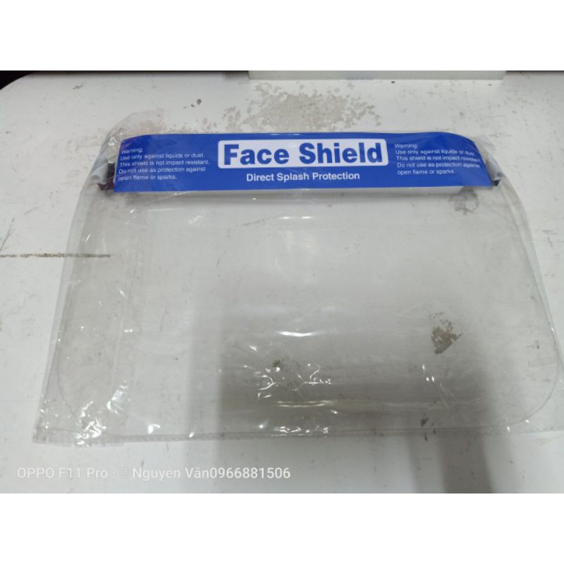 (COMBO 5 CÁI ) Faceshield Mặt Nạ Chống Giọt Bắn, Chống Bụi, Chống Dịch - Bảo Hộ Y Tế - Kính Trong Suốt Che Kín Khuôn Mặt