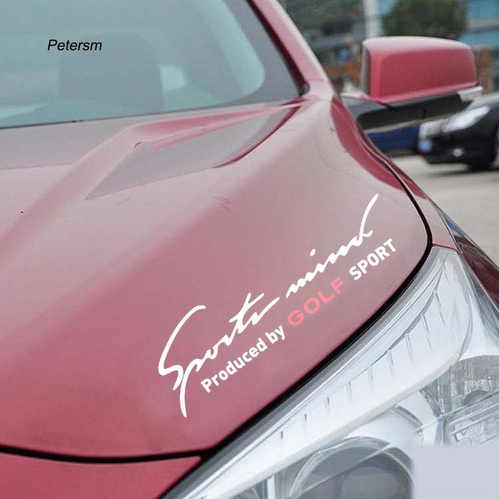 Miếng dán Sticker phản quang hình chữ PT _ Unique cho xe hơi , xe tải