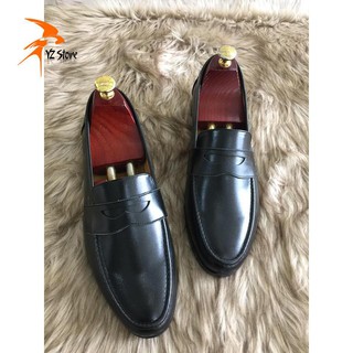 Giày tây én đen da bò 100%