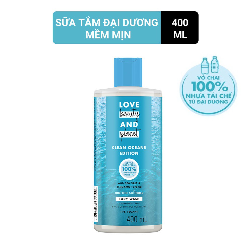 Sữa tắm Love Beauty and Planet Đại Dương mềm mịn 400ml