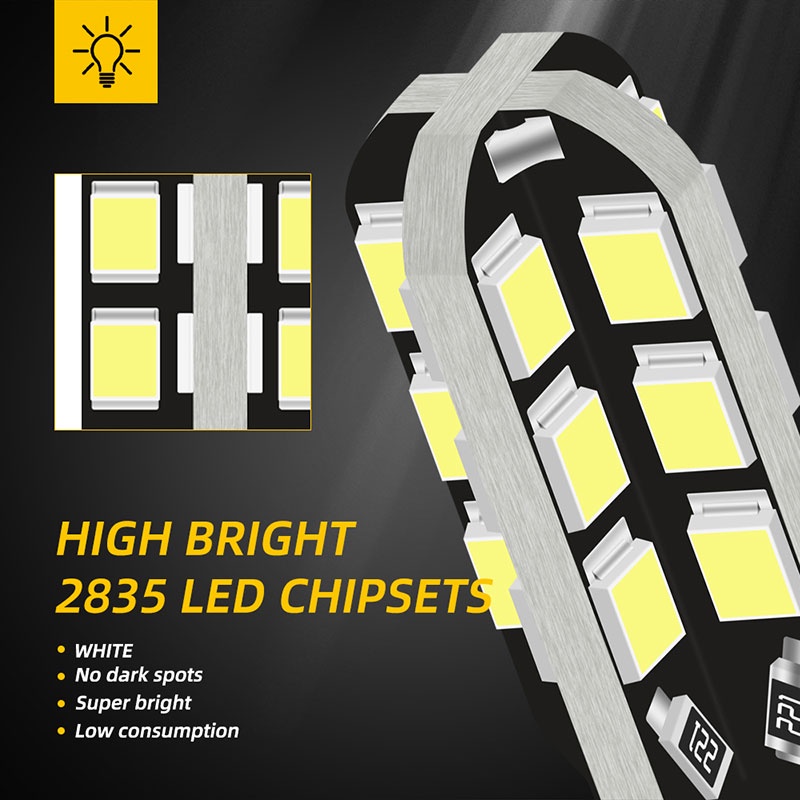 Đèn chiếu sáng Lymoyo T10 8SMD chuyên dụng cho xe hơi chất lượng cao