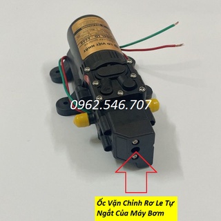 Máy bơm nước mini 12v áp lực cao - (bơm tăng áp Việt nhật 12v + chuyển ống 8mm)
