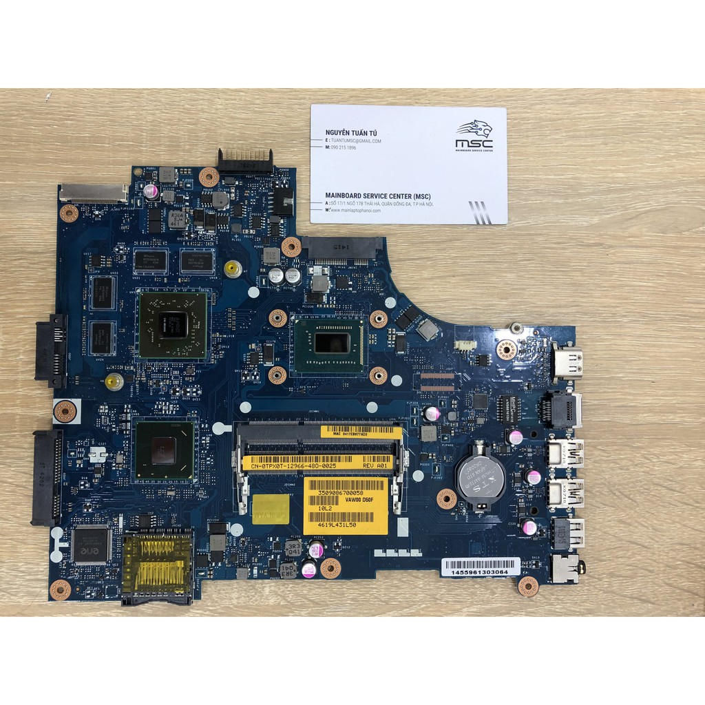 [VGA RỜI] Main Laptop Dell Inspiron 3521 Core i5-3337U LA-9104P VGA AMD Radeon HD 7670M | BigBuy360 - bigbuy360.vn