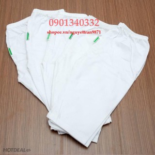 🎯khuyến mãi 99k-🎯 set 5 quần dài trắng bossini cho bé sơ sinh