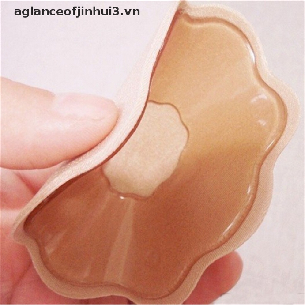 1 Cặp Miếng Dán Ngực Silicone Có Thể Tái Sử Dụng