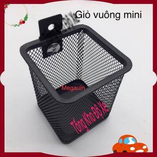 Giỏ cạnh - rổ hông vuông , tròn xe máy