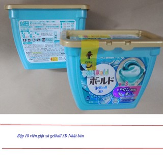 combo 2 bộp viên giăt xả gelball 3D nhật bản mẫu mới