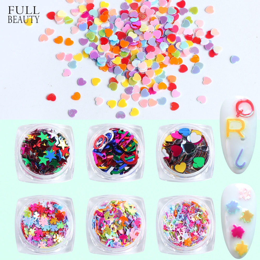 Phụ kiện hạt nhỏ lấp lánh trang trí cho móng tay 3D